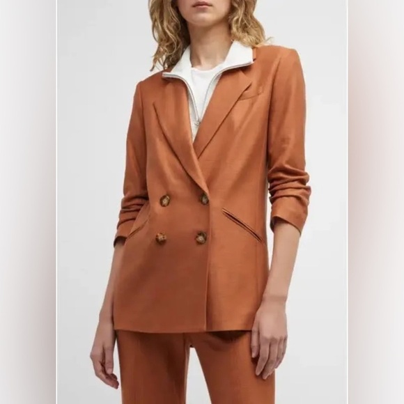 New! Veronica Beard Brown/Red Rupert Dickey Blazer Jacket ♥️ size 8 - Picture 6 of 13